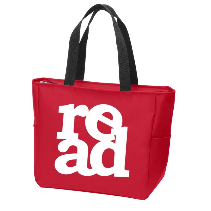 Read Logo Zip Tote Bag