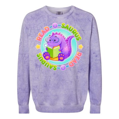 Read-O-Saurus Colorblast Crewneck Sweatshirt