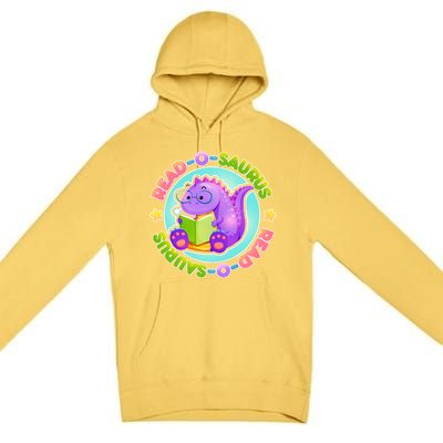 Read-O-Saurus Premium Pullover Hoodie