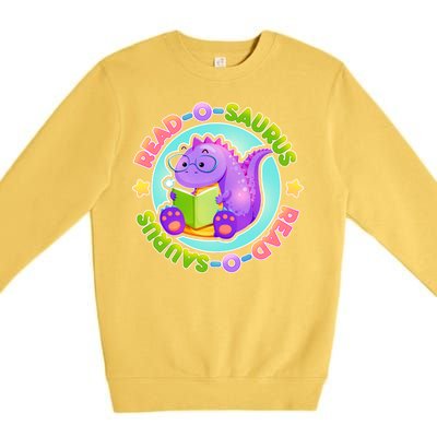 Read-O-Saurus Premium Crewneck Sweatshirt