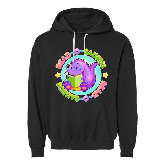 Read-O-Saurus Garment-Dyed Fleece Hoodie