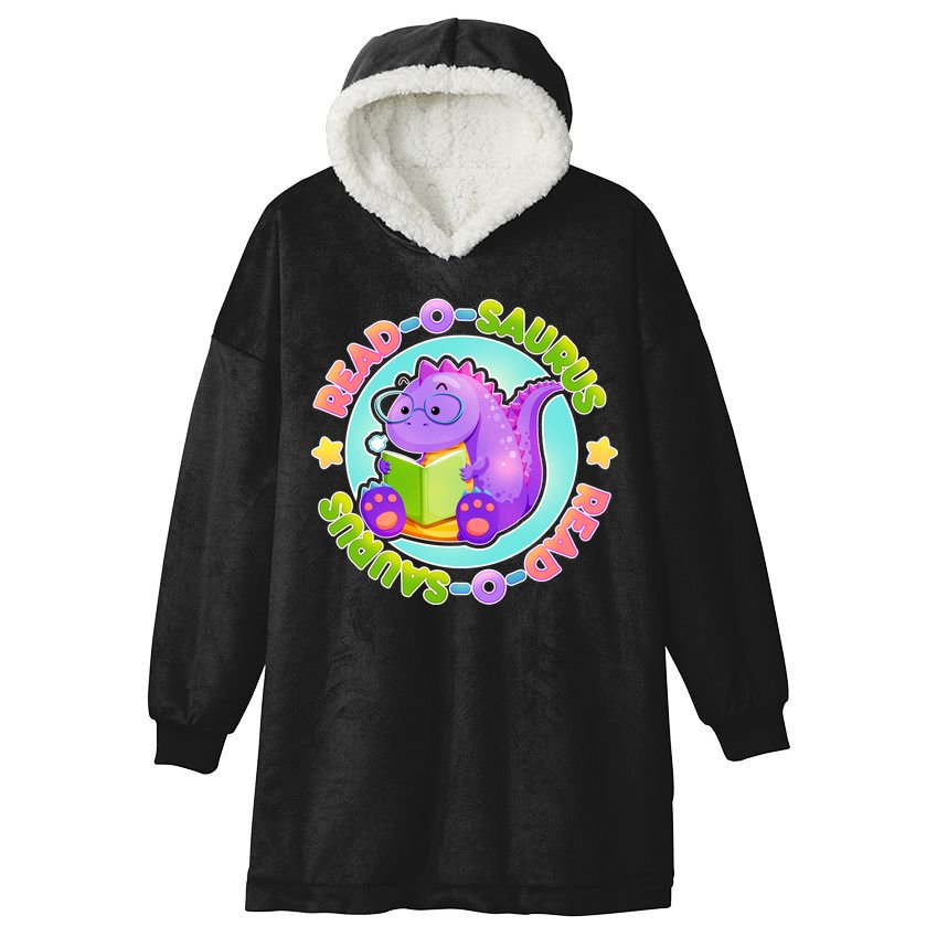 Read-O-Saurus Hooded Wearable Blanket
