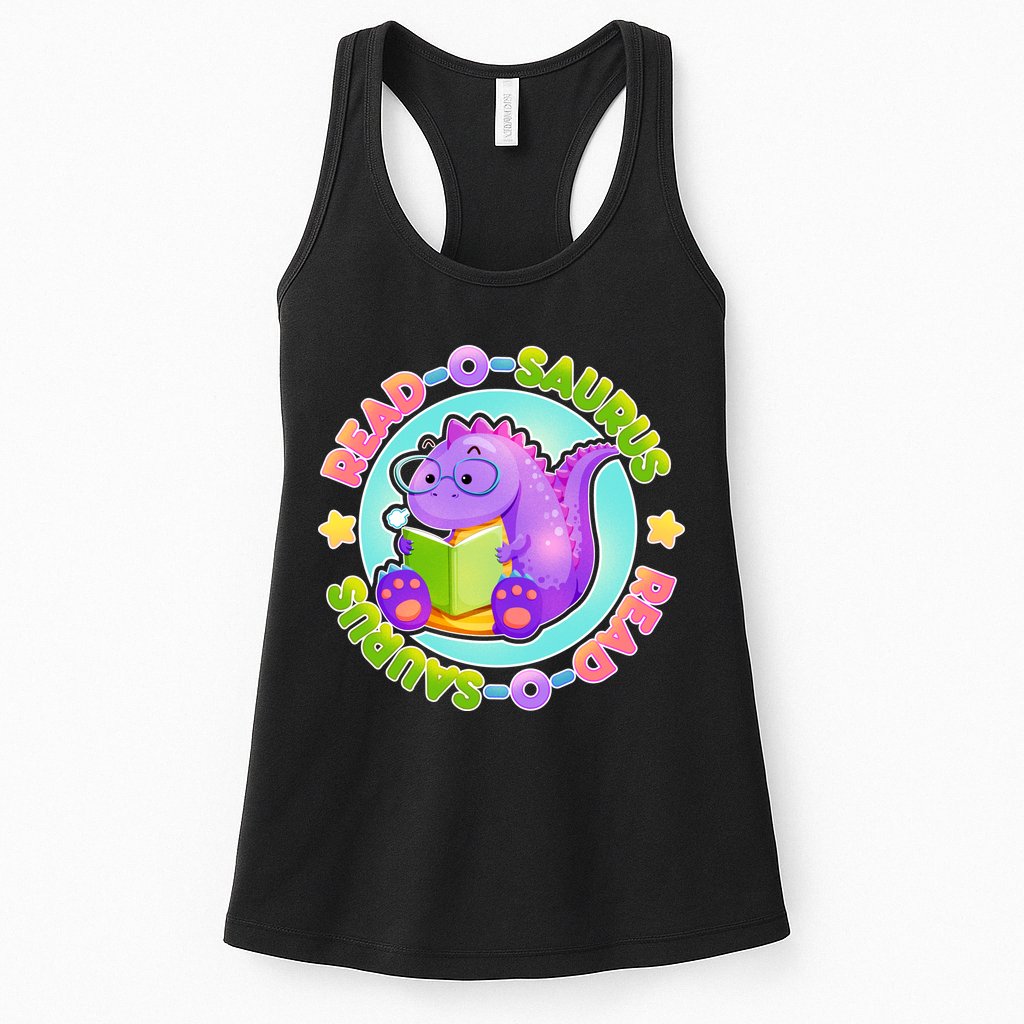 Read-O-Saurus Womens Tank Top