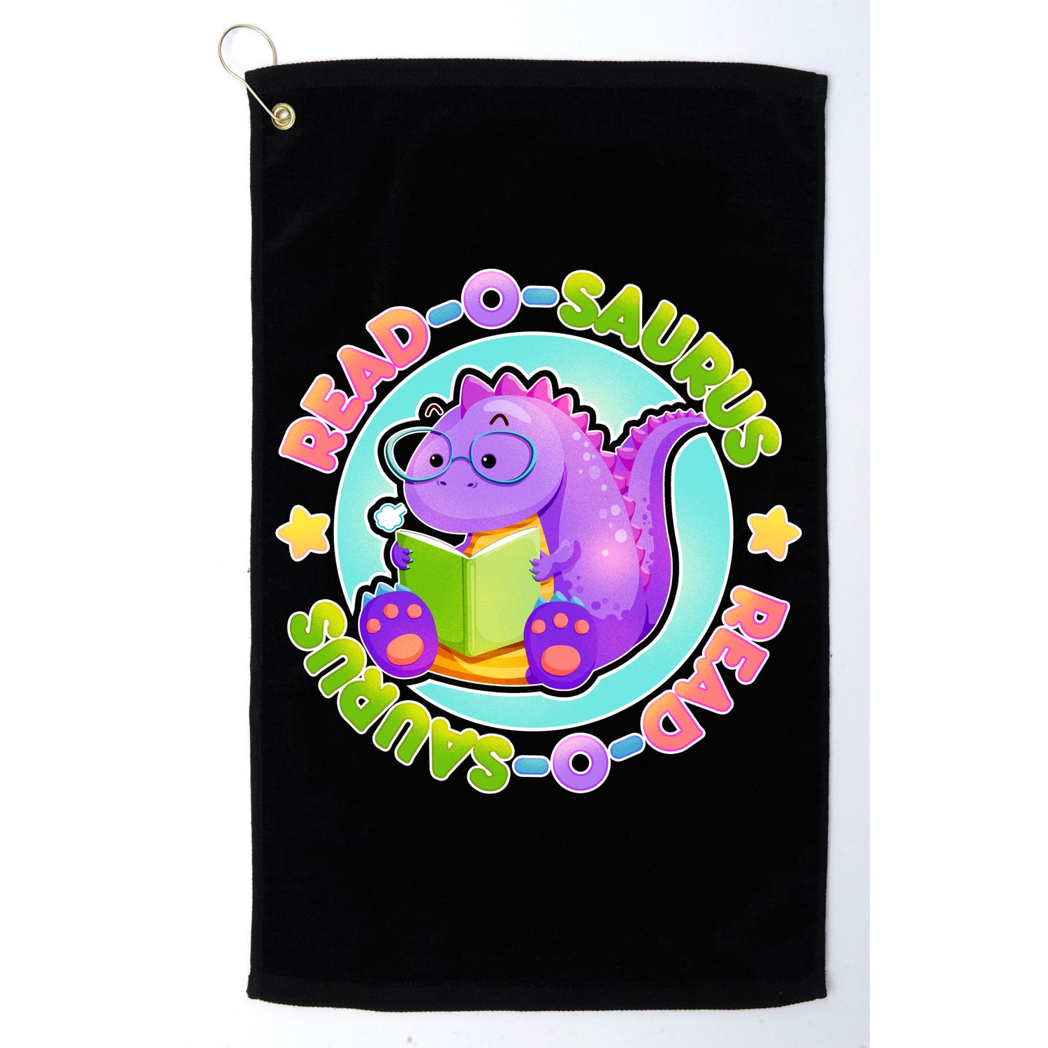 Read-O-Saurus Golf Towel