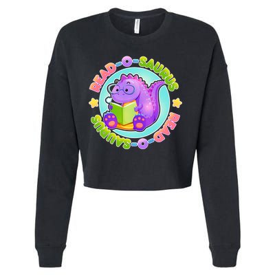 Read-O-Saurus Cropped Pullover Crew