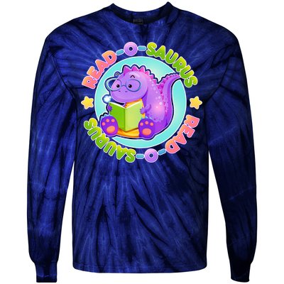 Read-O-Saurus Tie-Dye Long Sleeve Shirt