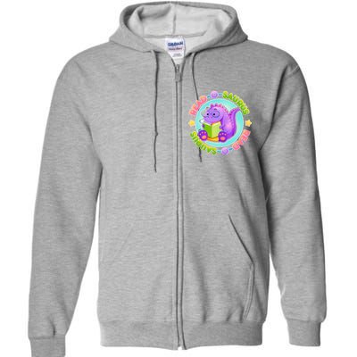 Read-O-Saurus Full Zip Hoodie