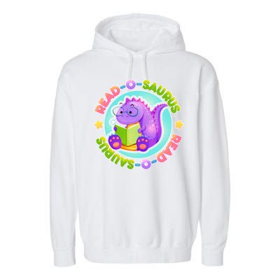 Read-O-Saurus Garment-Dyed Fleece Hoodie