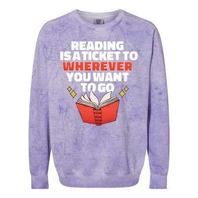 Reading Imagination Colorblast Crewneck Sweatshirt