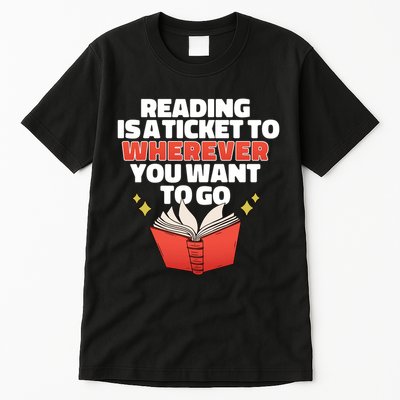 Reading Imagination Tall T-Shirt