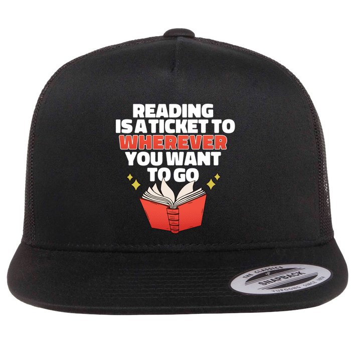 Reading Imagination Flat Bill Trucker Hat