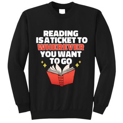 Reading Imagination Tall Sweatshirt