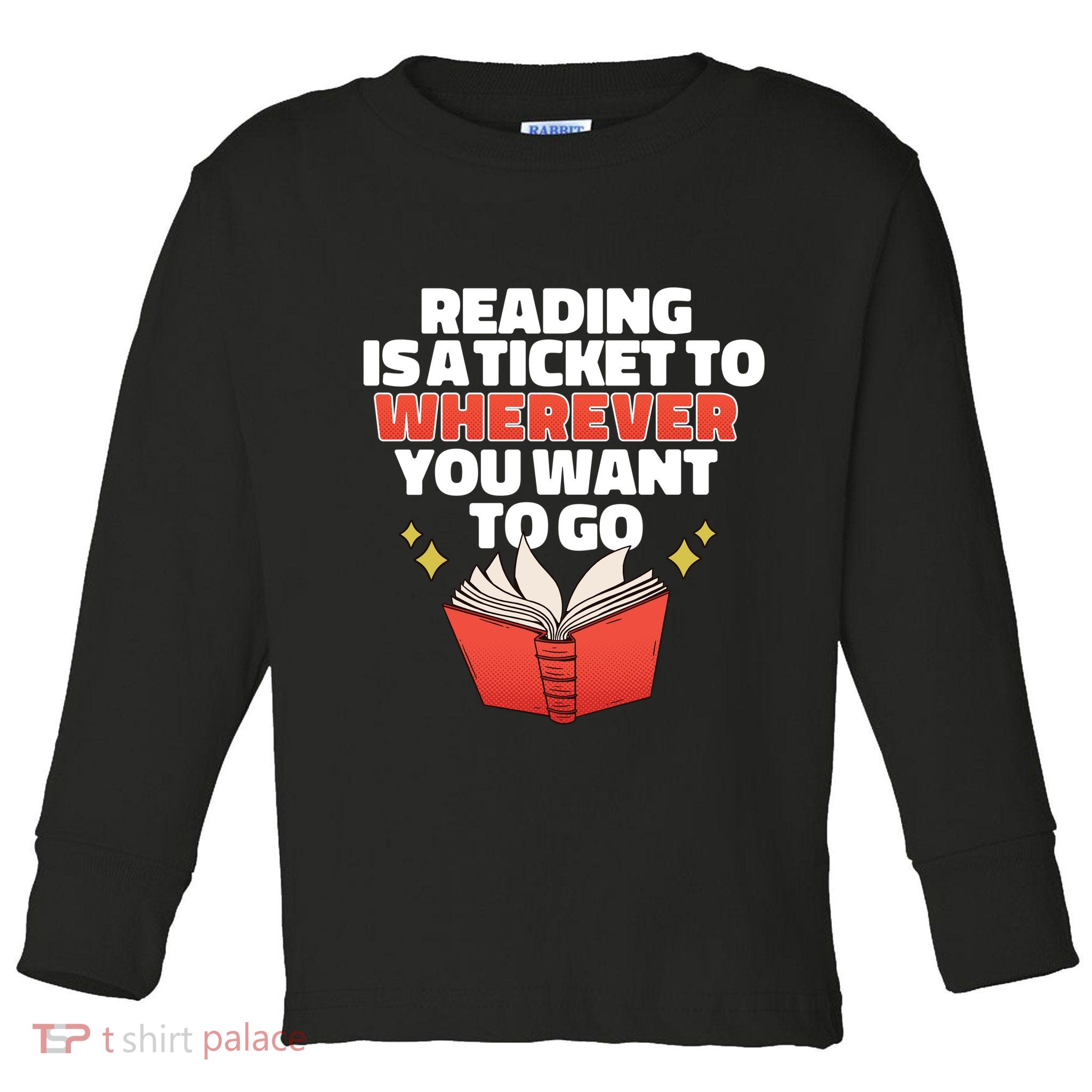 Reading Imagination Toddler Long Sleeve Shirt