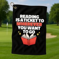 Reading Imagination Golf Towel