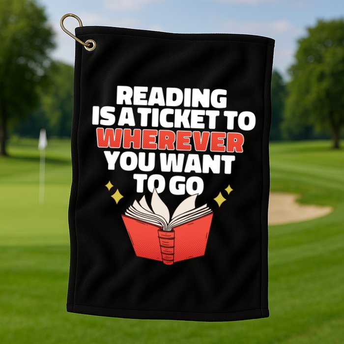Reading Imagination Golf Towel