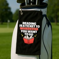 Reading Imagination Golf Towel