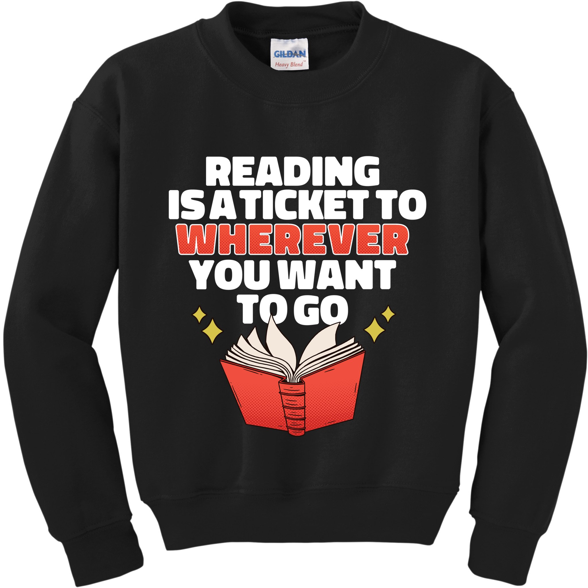 Reading Imagination Kids Sweatshirt