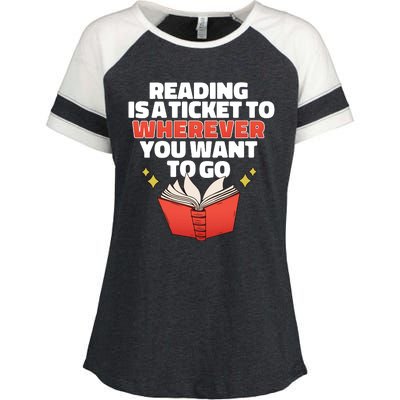 Reading Imagination Enza Ladies Jersey Colorblock Tee