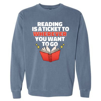 Reading Imagination Garment-Dyed Sweatshirt