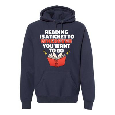 Reading Imagination Premium Hoodie