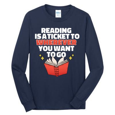 Reading Imagination Tall Long Sleeve T-Shirt