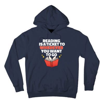 Reading Imagination Tall Hoodie