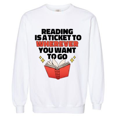 Reading Imagination Garment-Dyed Sweatshirt