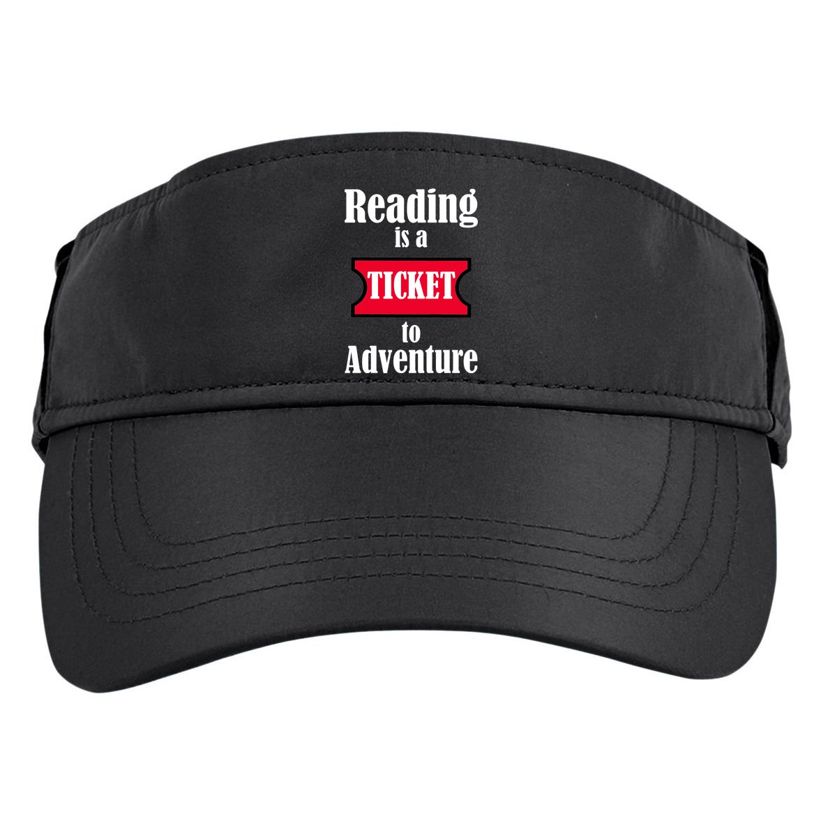 Reading Is An Adventure Adult Drive Performance Visor