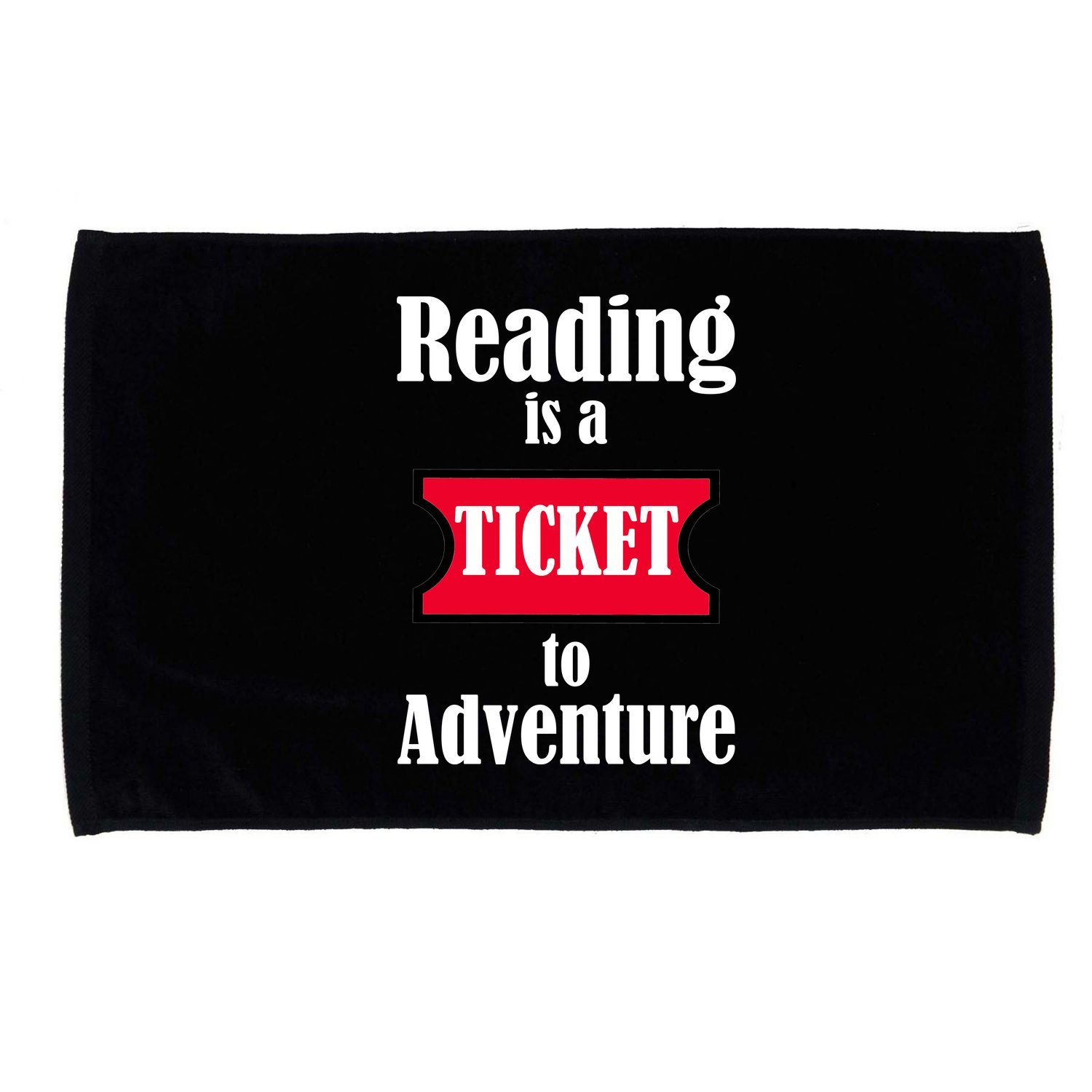 Reading Is An Adventure Microfiber Hand Towel