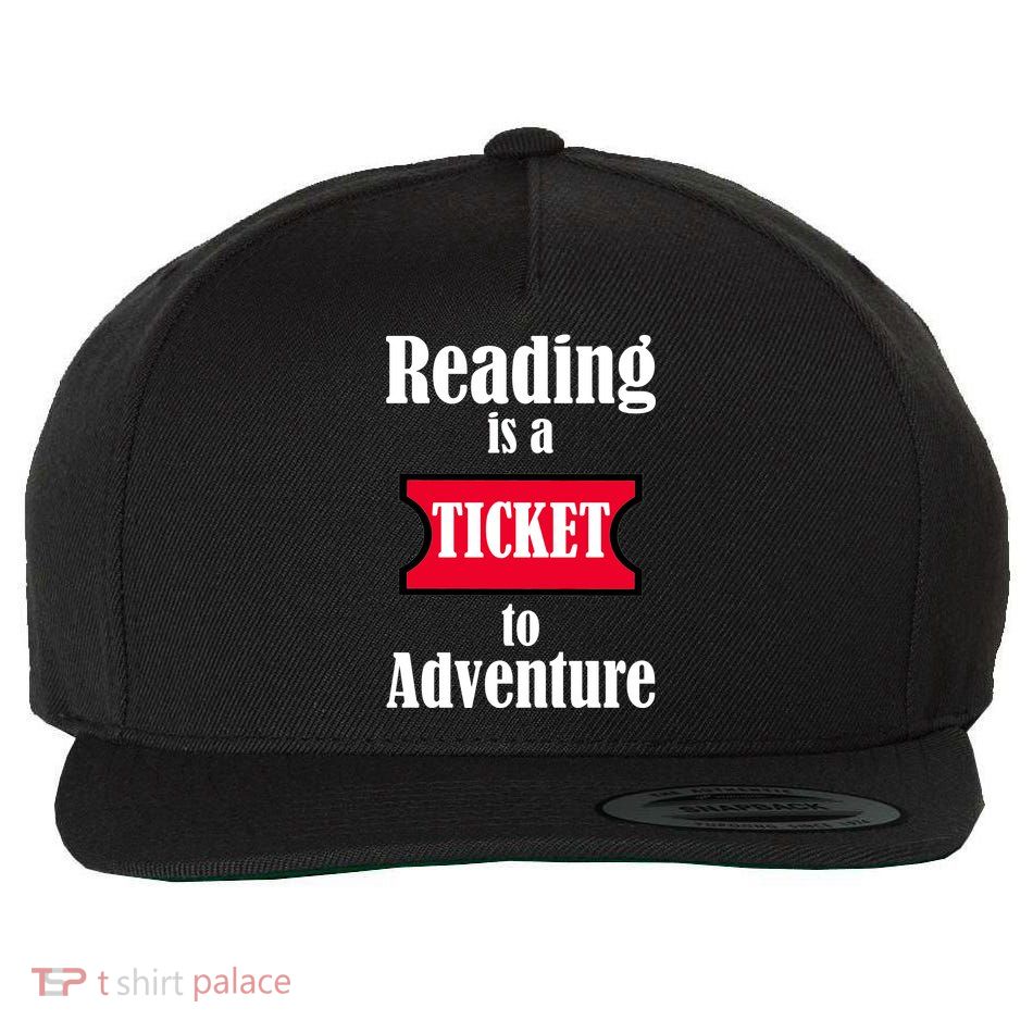 Reading Is An Adventure Wool Snapback Cap