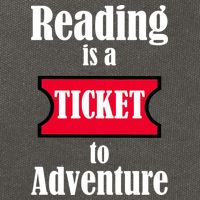 Reading Is An Adventure Cotton Canvas Backpack