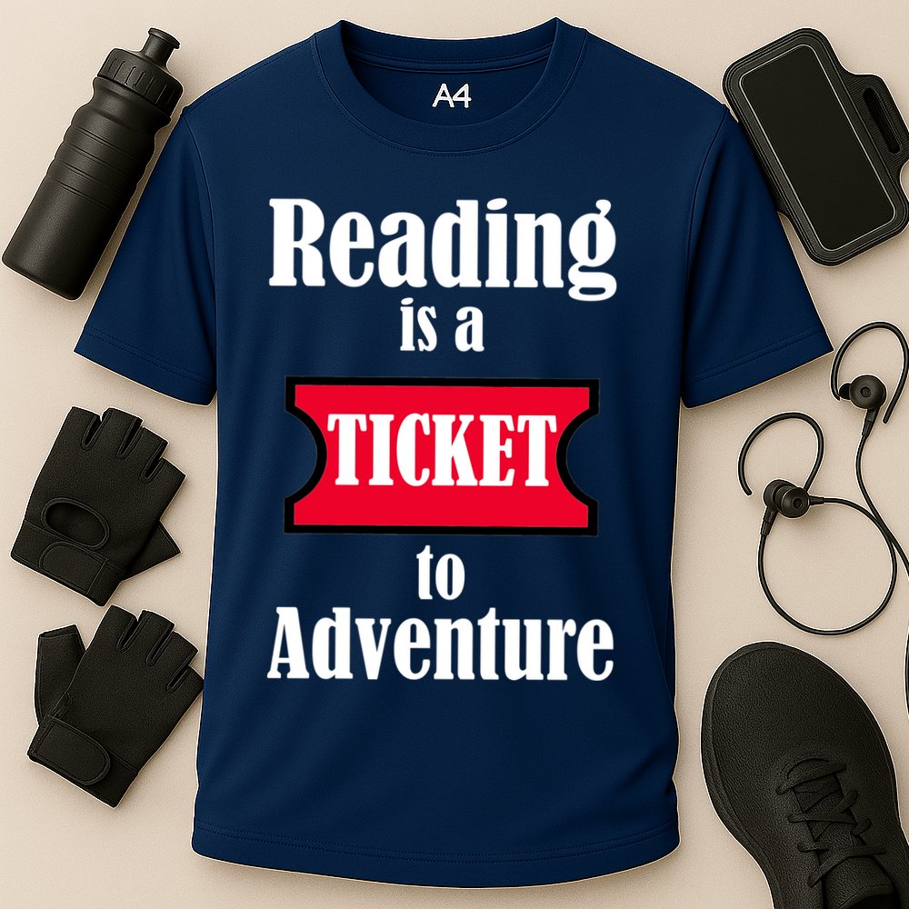 Reading Is An Adventure Performance Shirt