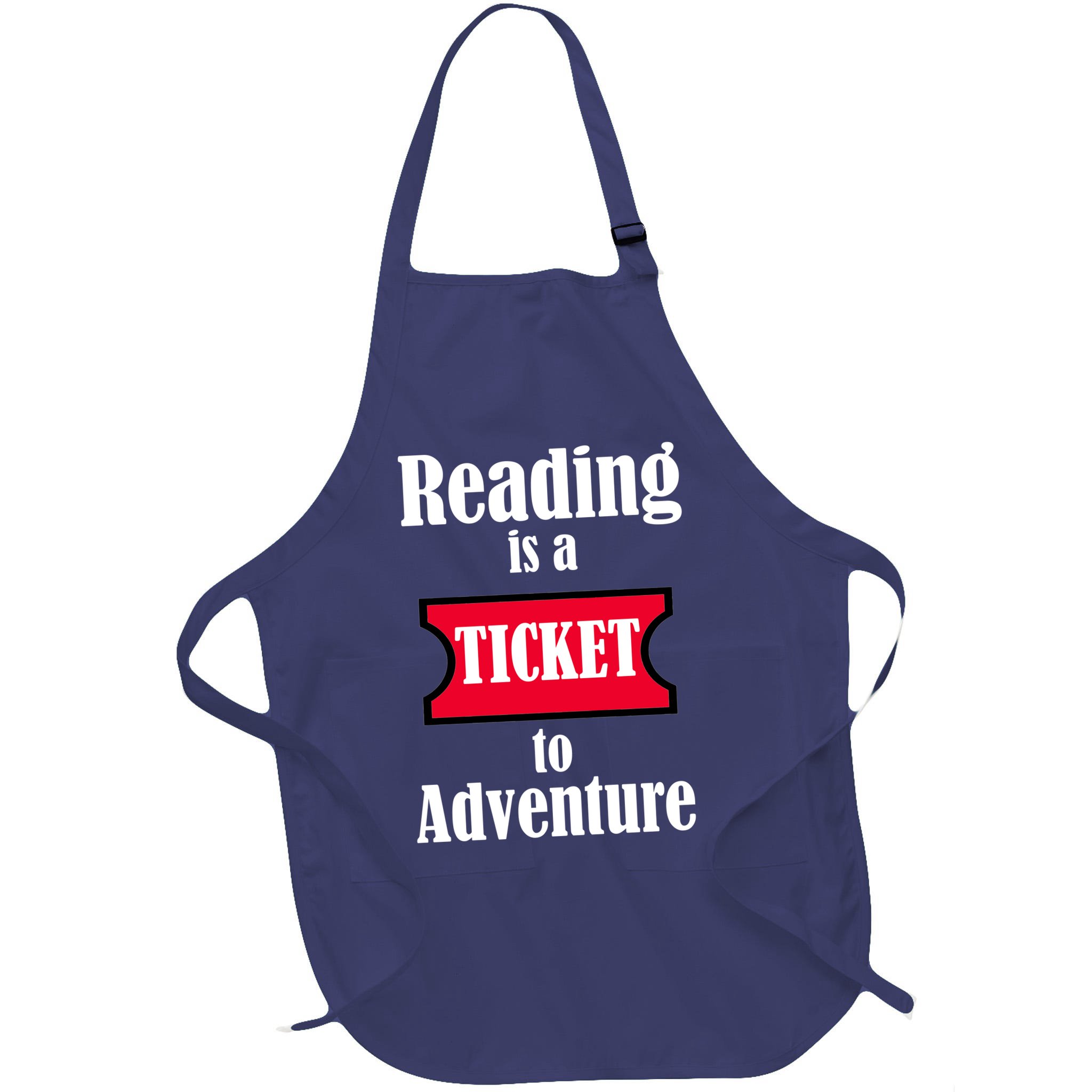 Reading Is An Adventure Apron
