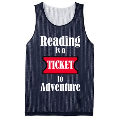 Reading Is An Adventure Mesh Reversible Basketball Jersey Tank