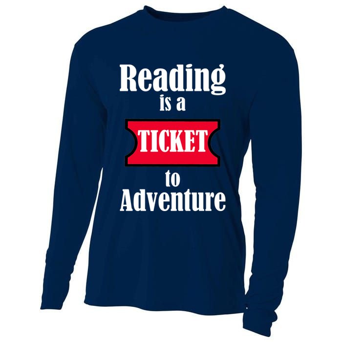 Reading Is An Adventure Cooling Performance Long Sleeve Crew