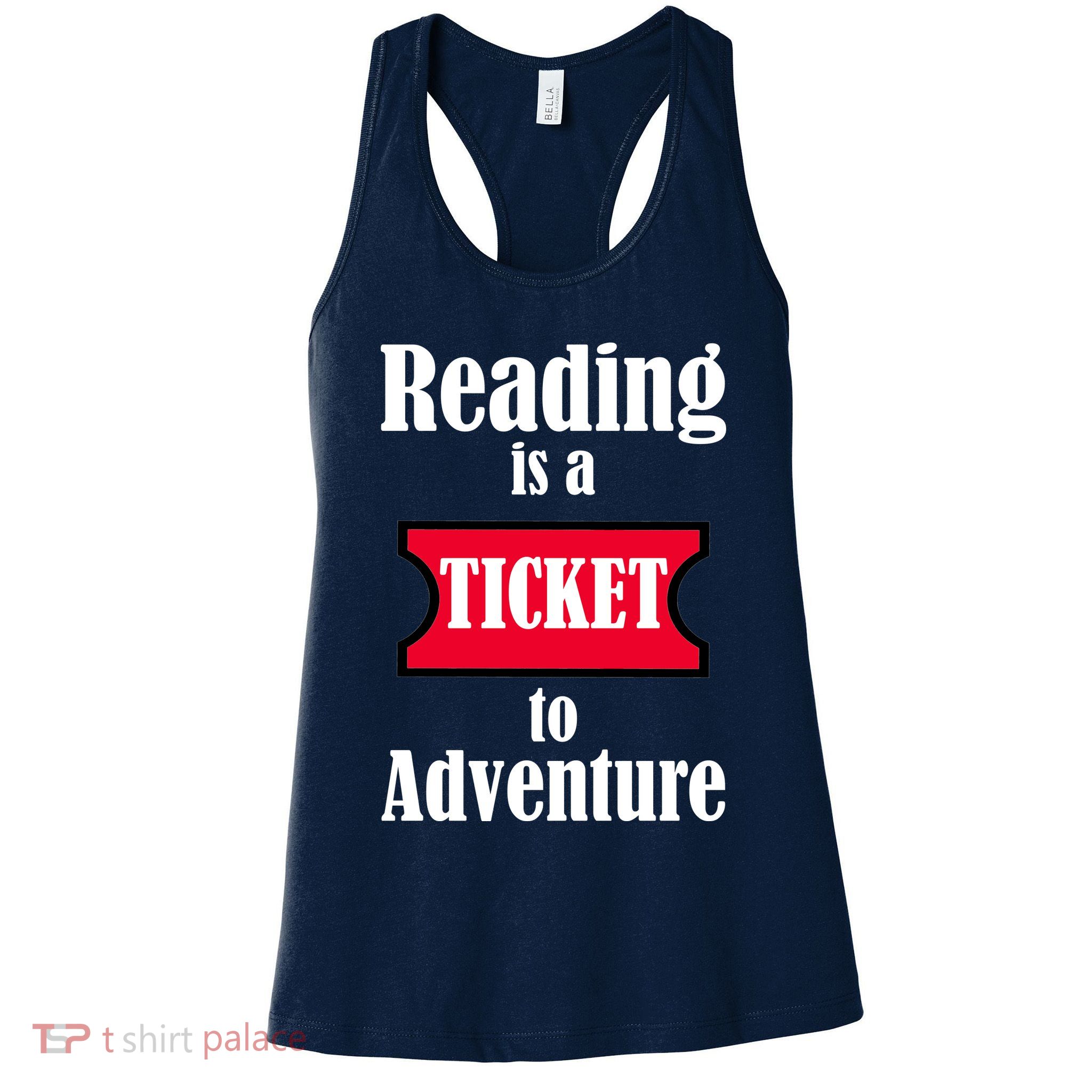 Reading Is An Adventure Womens Tank Top