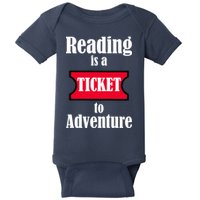 Reading Is An Adventure Baby Bodysuit