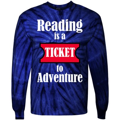 Reading Is An Adventure Tie-Dye Long Sleeve Shirt