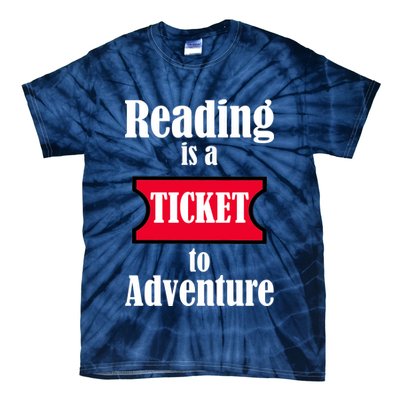 Reading Is An Adventure Tie-Dye T-Shirt