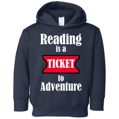 Reading Is An Adventure Toddler Hoodie