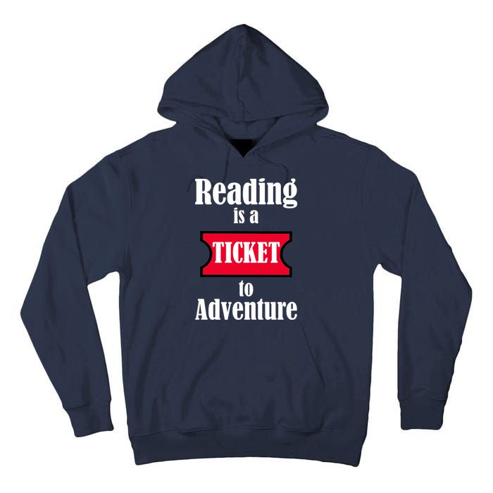 Reading Is An Adventure Tall Hoodie