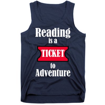 Reading Is An Adventure Tank Top