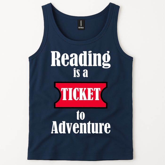 Reading Is An Adventure Tank Top