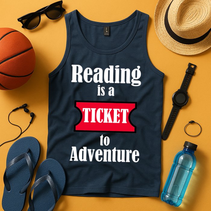 Reading Is An Adventure Tank Top