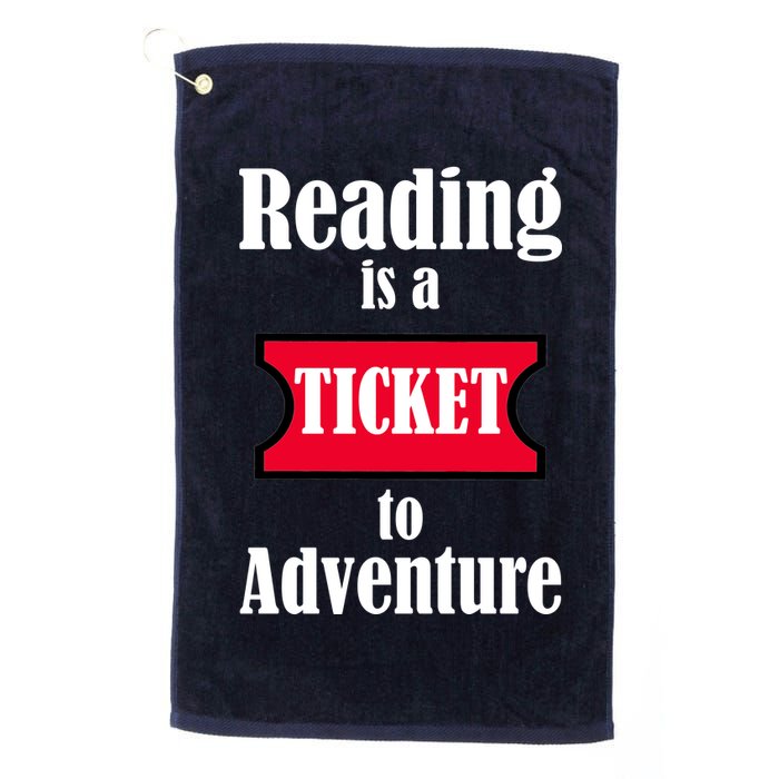 Reading Is An Adventure Golf Towel