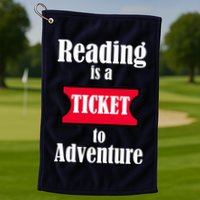 Reading Is An Adventure Golf Towel