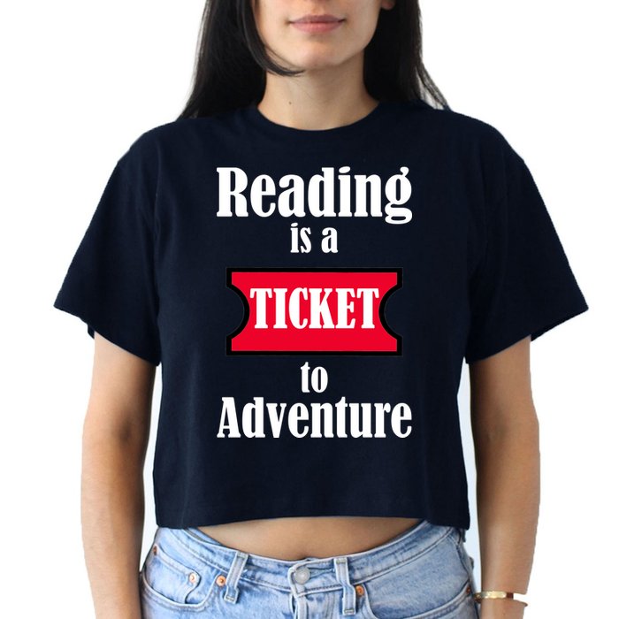 Reading Is An Adventure Crop Top