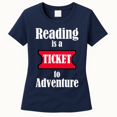 Reading Is An Adventure Womens T-Shirt
