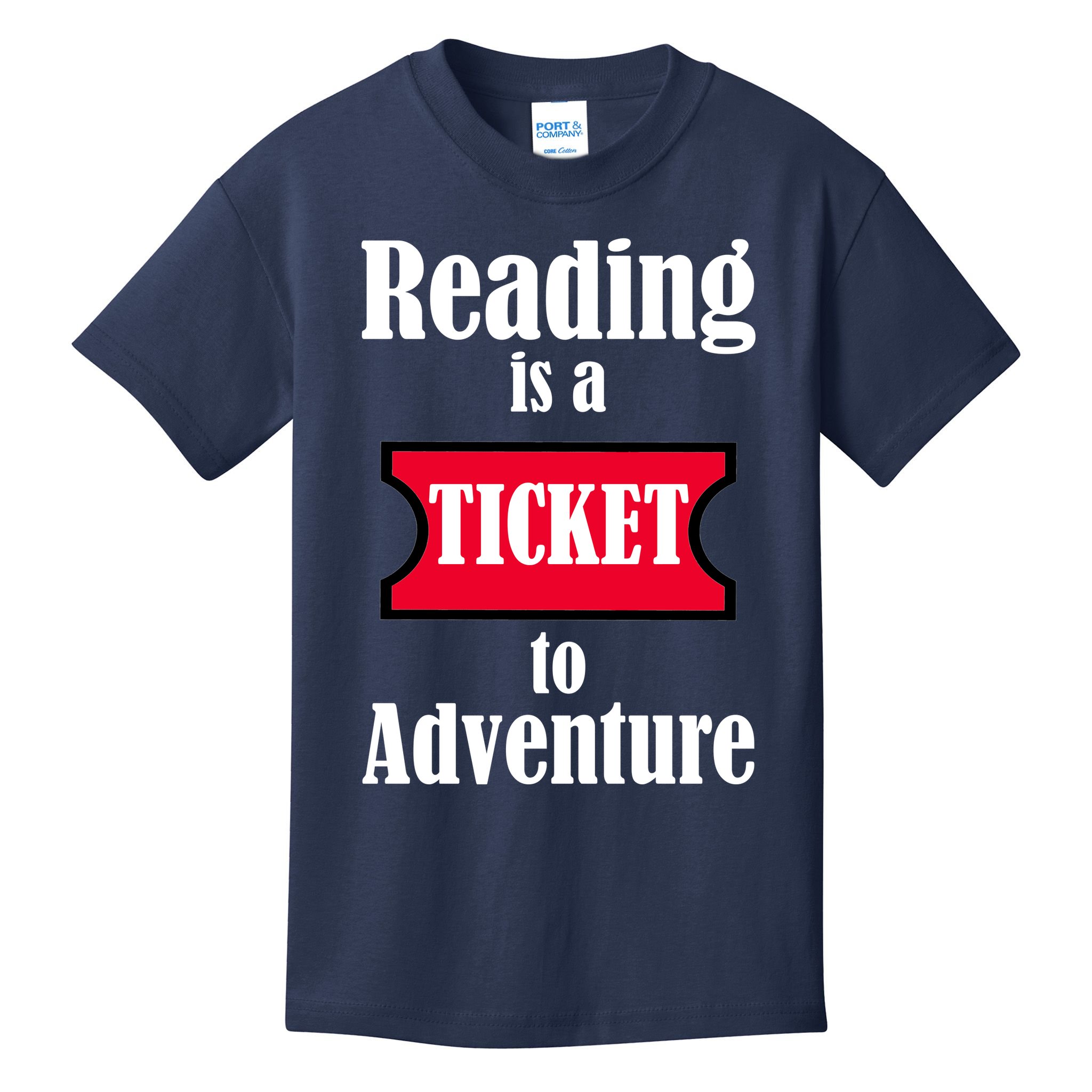 Reading Is An Adventure Kids T-Shirt