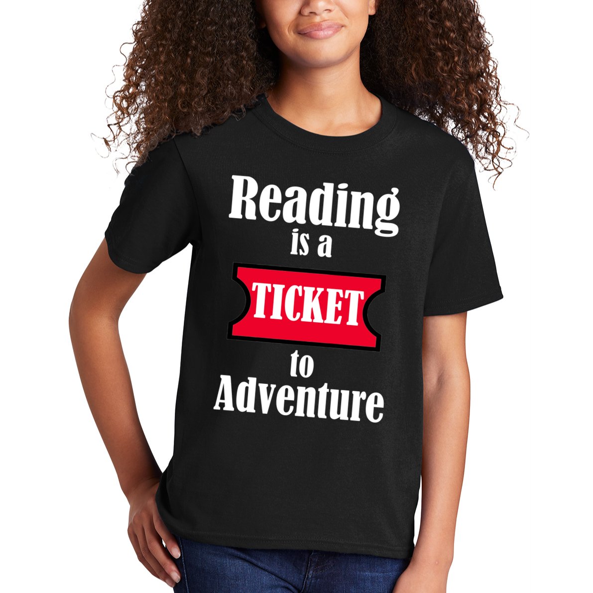 Reading Is An Adventure Kids T-Shirt